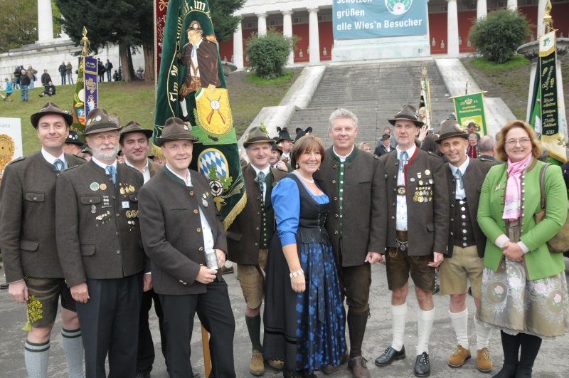 Der SV Edling mit OB Reiter